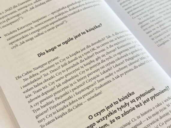 Dla kogo jest książka Ginekologicznie